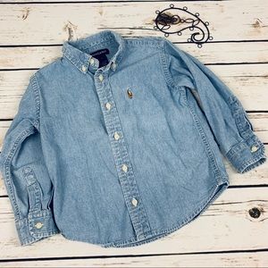 Ralph Lauren Shirts & Tops - Ralph Lauren Button Down Shirt Denim Blue Jean Ralph Lauren Shirts & Tops - Ralph Lauren Button Down Shirt Denim Blue Jean